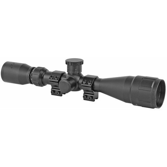 Sweet 22 4-12x40 Rifle Scope with 30/30 Duplex Reticle from BSA has a 1-inch tube